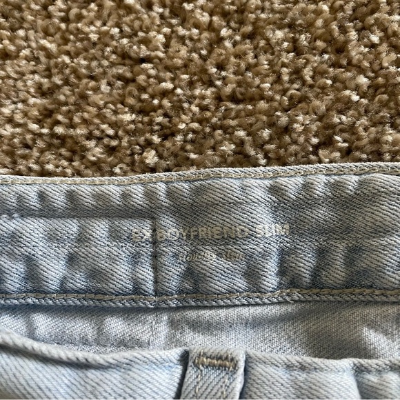 AG Adriano Goldschmied Ex Boyfriend Sloughy Slim Jeans Womens 25 R Ripped Skate - Picture 12 of 16